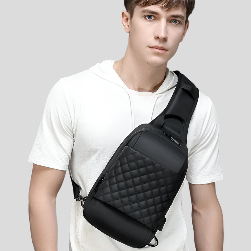Celonox Quilted Urban Sling Bag